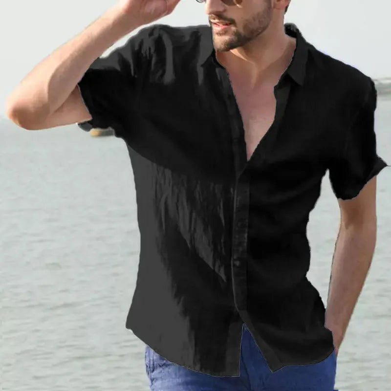 Bellini | Chemise Décontractée à Manches Courtes Pour Hommes