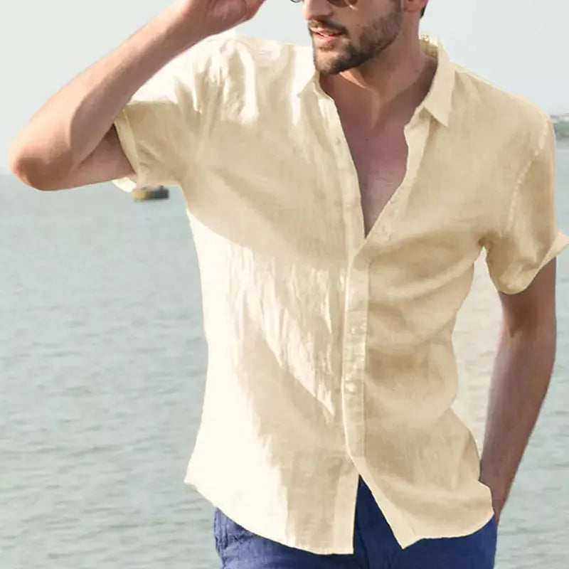 Bellini | Chemise Décontractée à Manches Courtes Pour Hommes