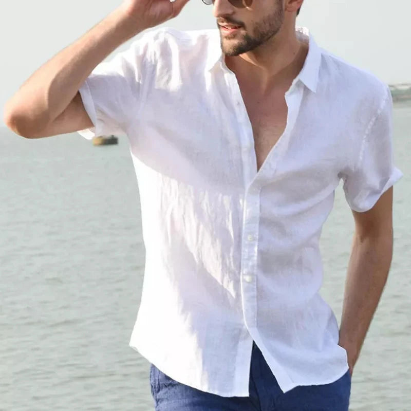 Bellini | Chemise Décontractée à Manches Courtes Pour Hommes