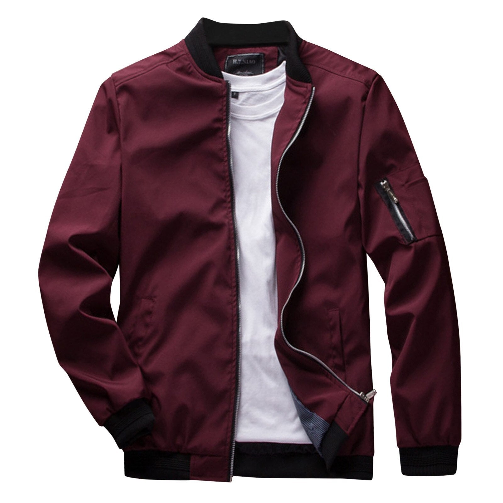 Blouson Bomber Léger Coupe-Vent pour Homme | Veste Zippée Décontractée