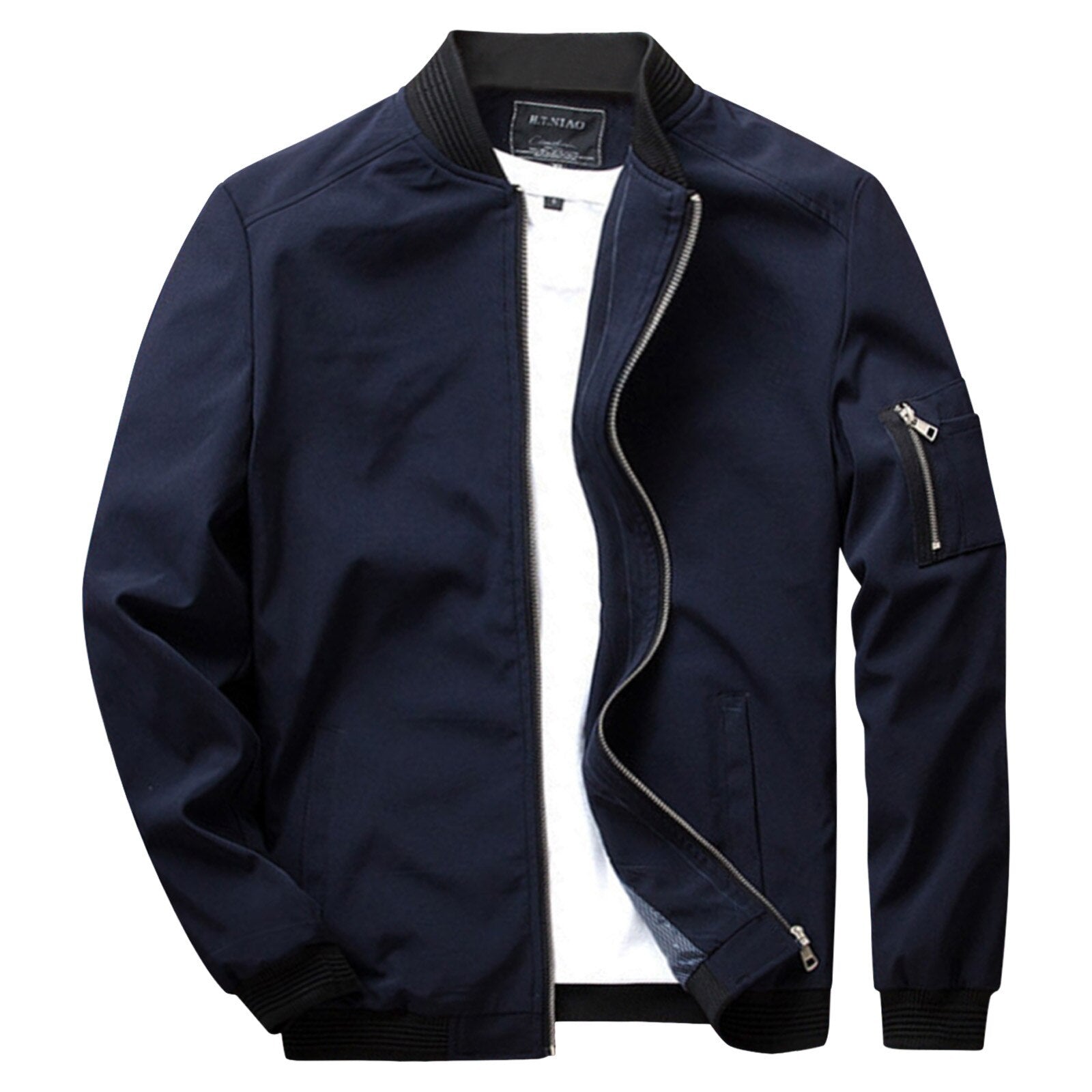 Blouson Bomber Léger Coupe-Vent pour Homme | Veste Zippée Décontractée