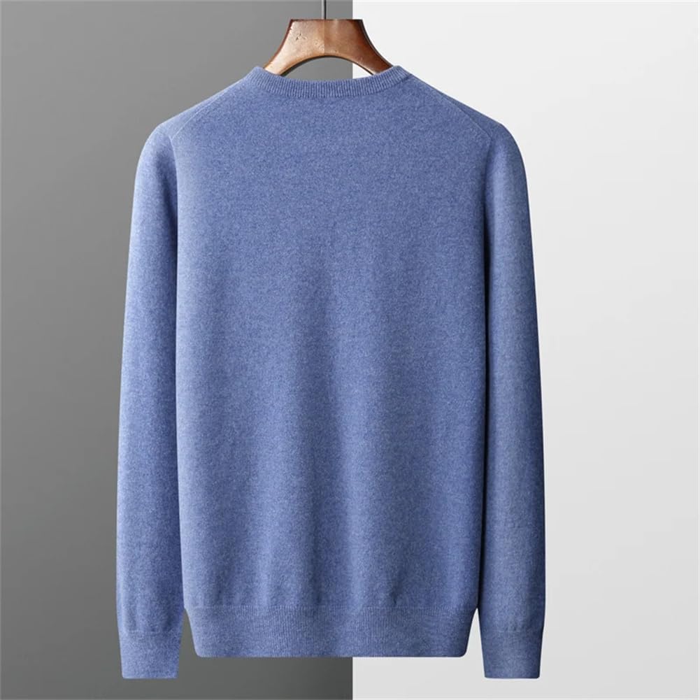 Pull Classique à Col Rond en Maille pour Homme | Pull d’Hiver Doux et Confortable