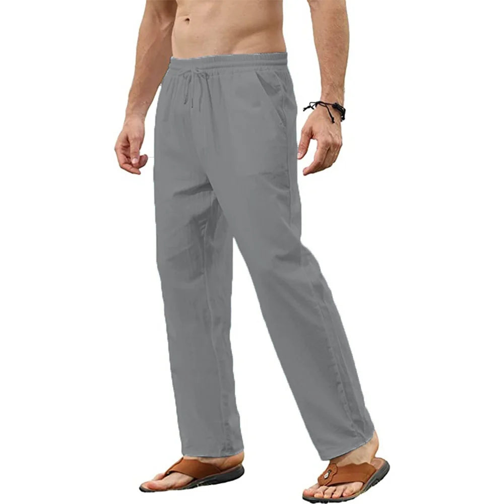 Bellini | Pantalon en Lin et Coton de Qualité Supérieure