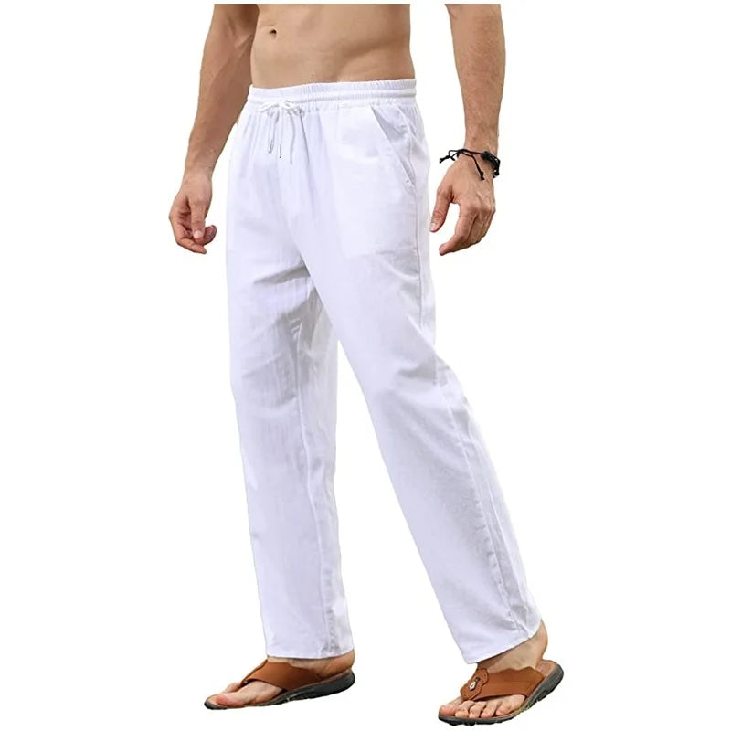 Bellini | Pantalon en Lin et Coton de Qualité Supérieure