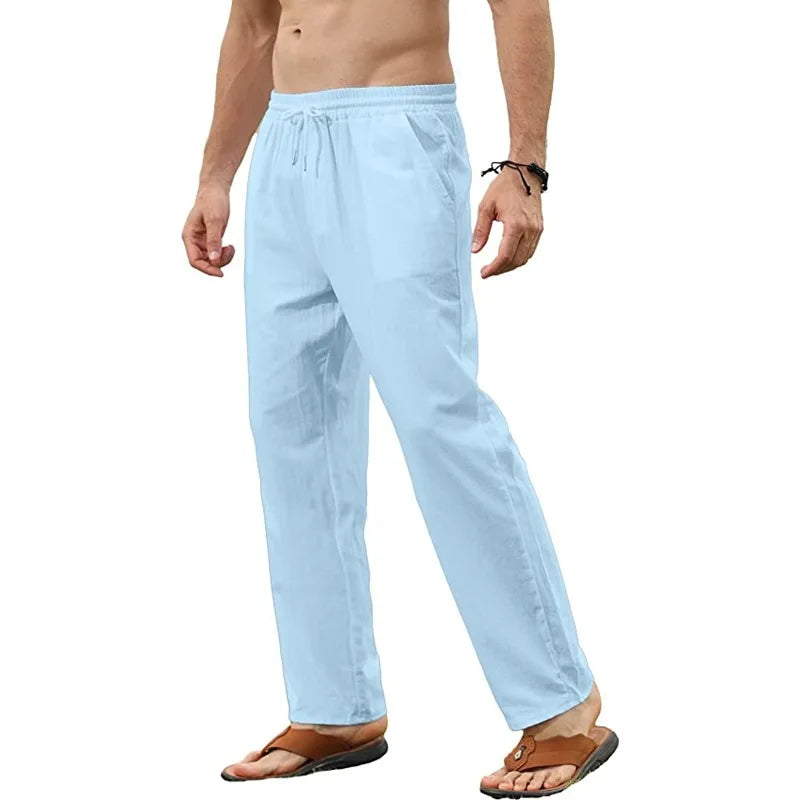 Bellini | Pantalon en Lin et Coton de Qualité Supérieure
