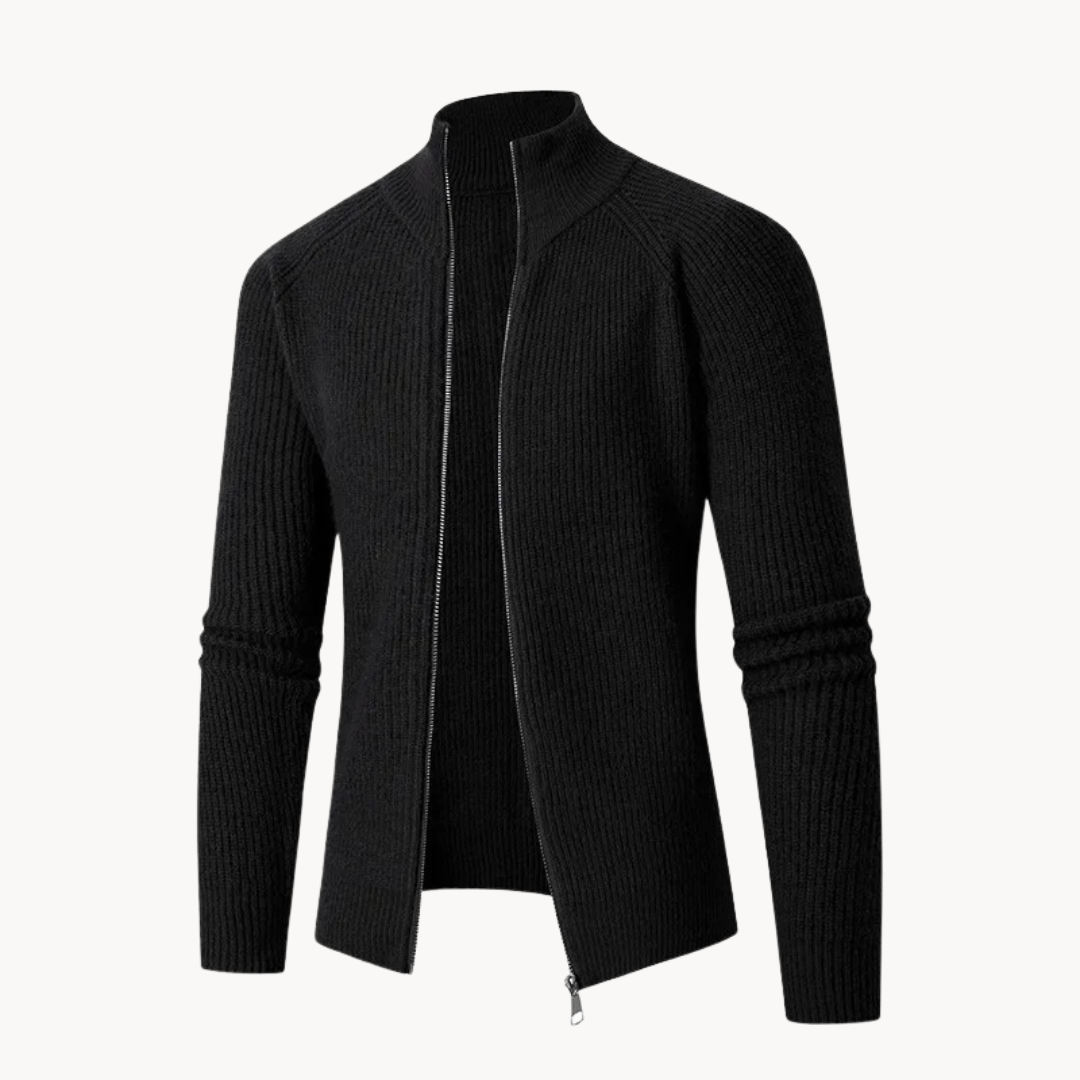 Pull Léger en Maille à Fermeture Éclair pour Homme | Pull Slim Fit Chaud