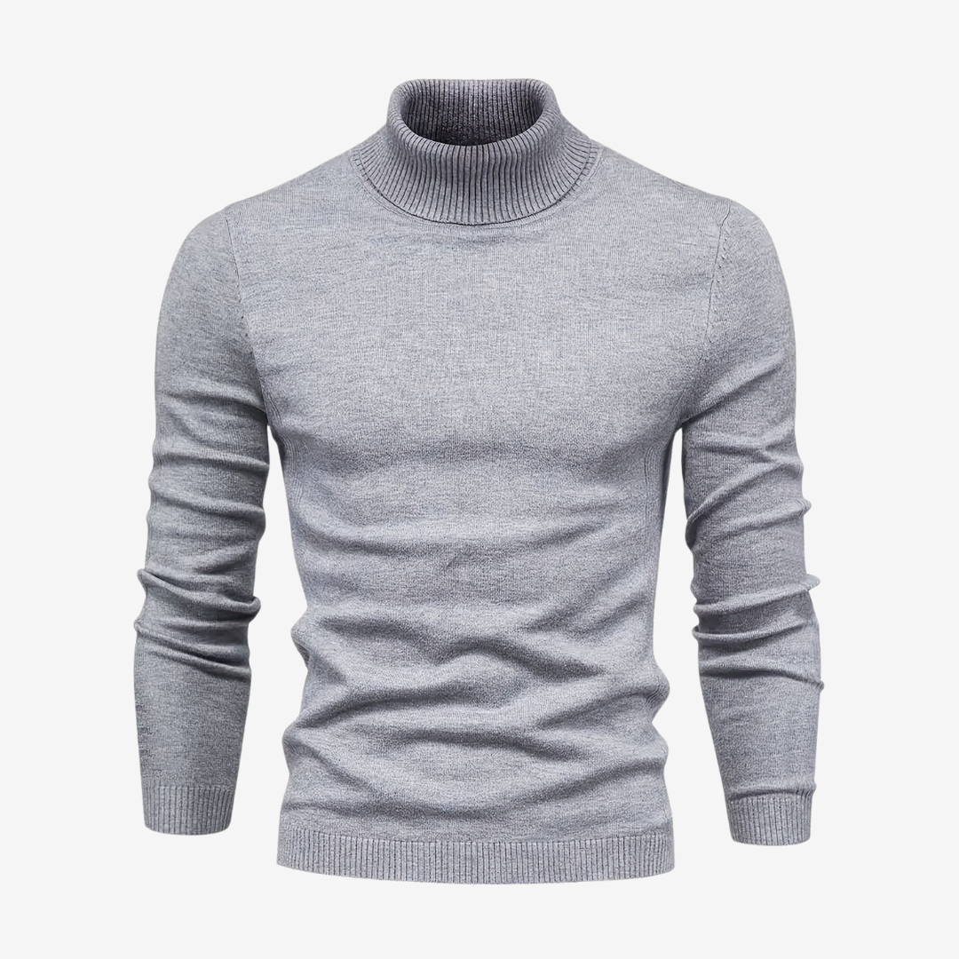 Pull à Col Roulé Chaud à Manches Longues pour Homme | Pull d’Hiver Confortable