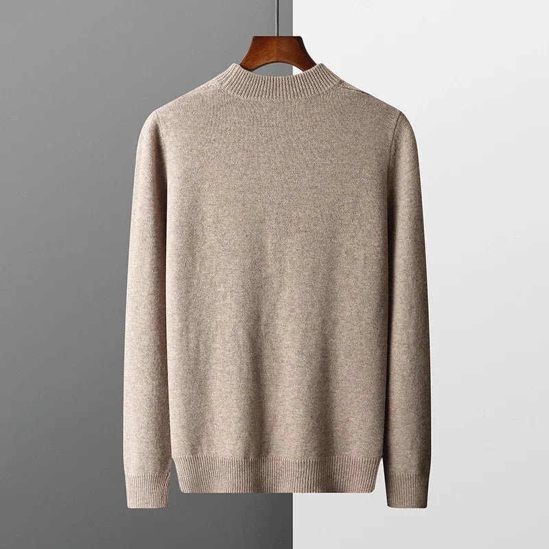 Pull à Col Rond en Maille à Motif Losanges pour Homme | Pull d’Hiver Chaud et Confortable