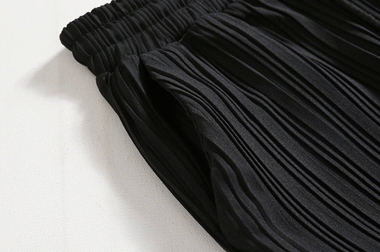 Pantalon Ample à Jambes Larges Plissé pour Homme | Pantalon Plissé Élégant