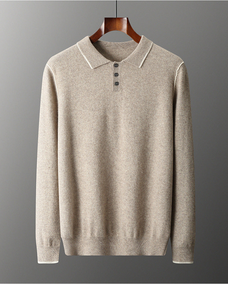 Bellini | Pull Polo en 100% Cachemire