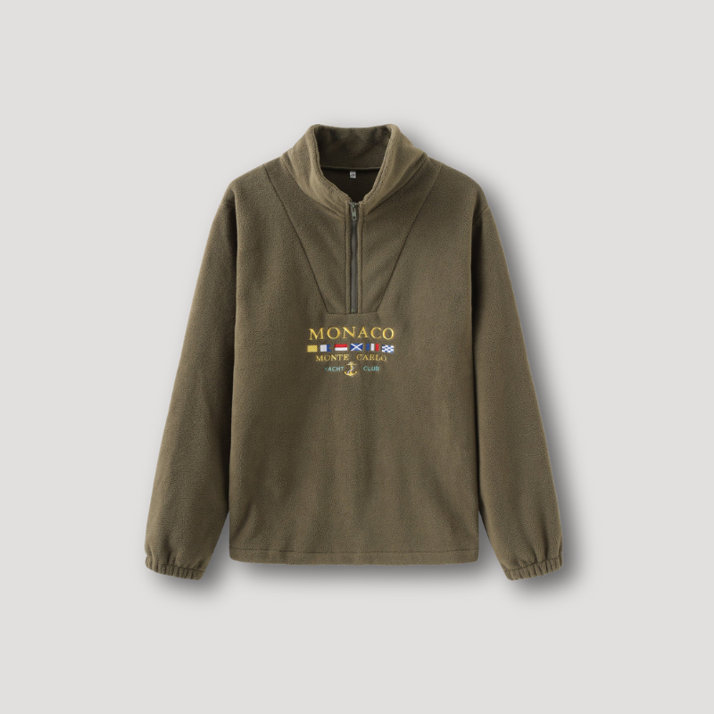 Pull Brodé Monaco Monte-Carlo pour Homme | Pull d’Hiver