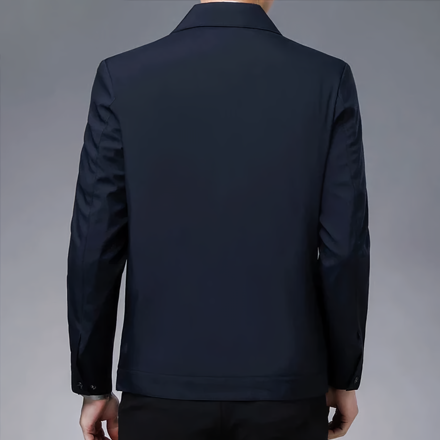 Veste Zippée Légère Minimaliste pour Homme | Veste à Coupe Décontractée