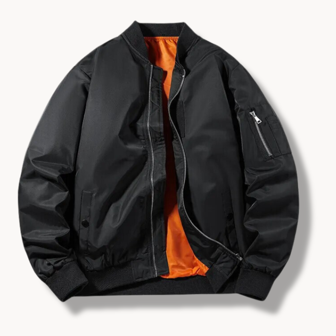Blouson Bombers Léger et Chaud pour Homme | Veste d’Hiver Extérieure Coupe-Vent
