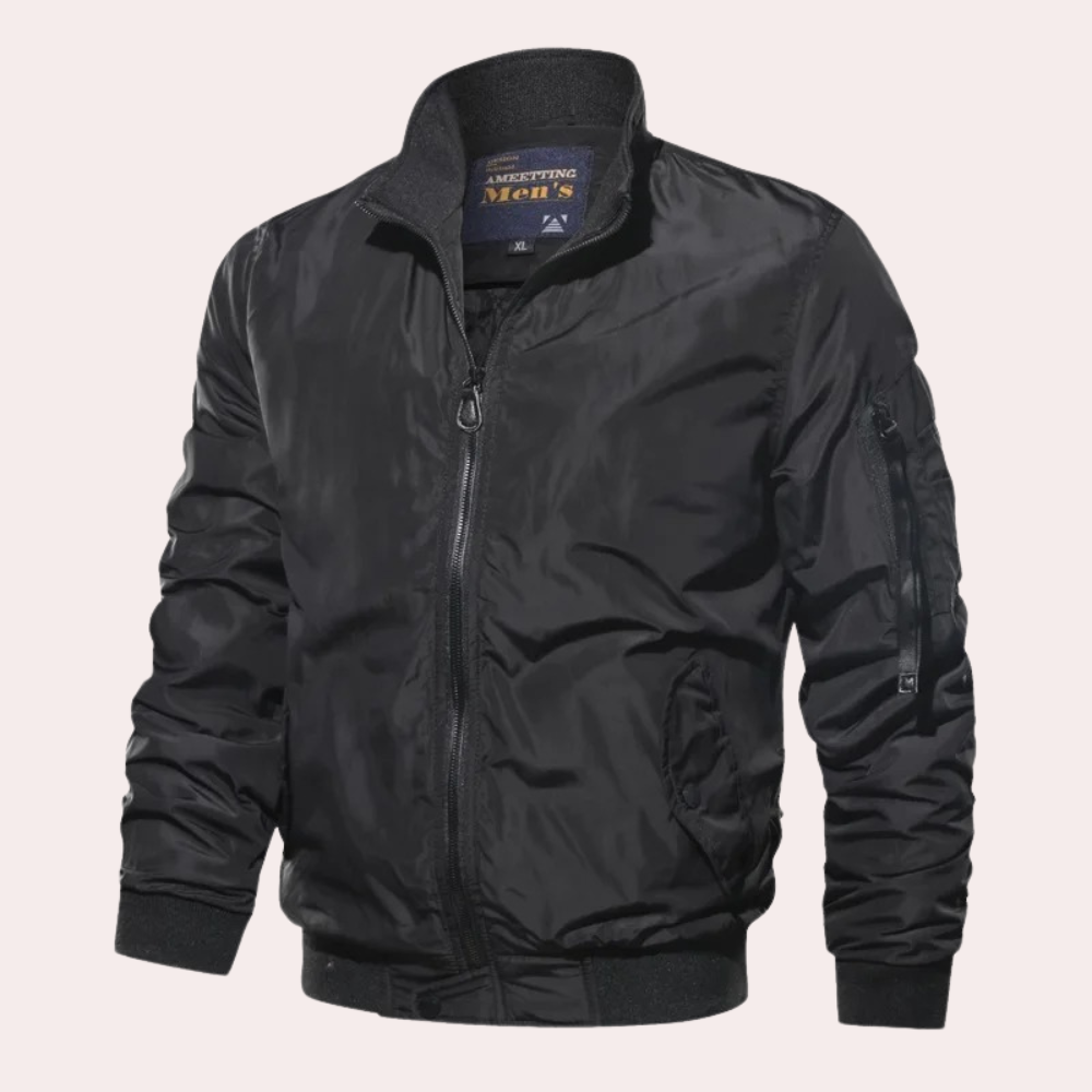 Blouson Bombers Coupe-Vent Chaud pour Homme | Veste Streetwear Légère d’Hiver