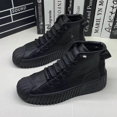 Baskets Montantes Streetwear à Semelle Épaisse pour Homme | Chaussures à Lacets Confortables