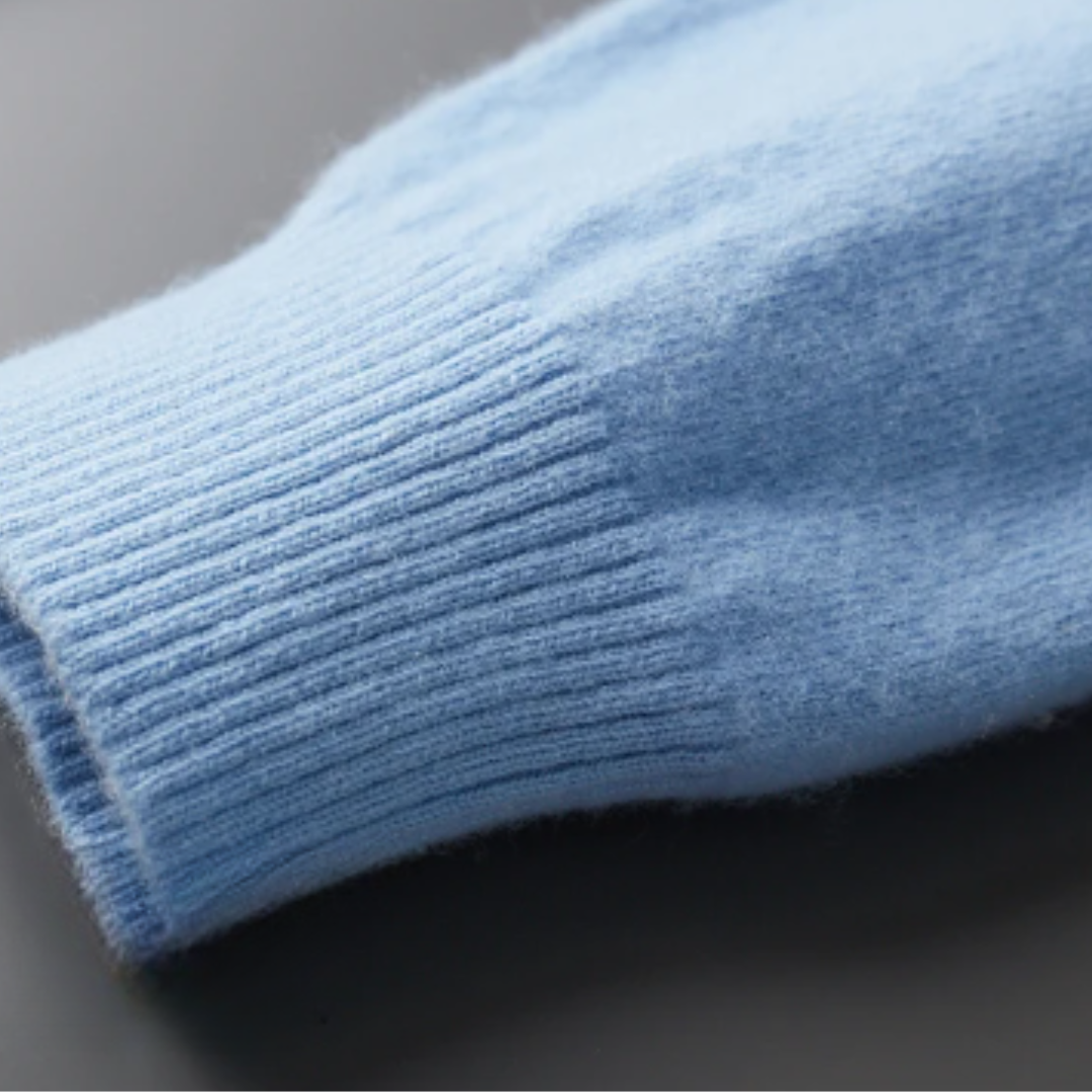 Cardigan en Maille à Col V et Boutons pour Homme | Pull d’Hiver Coupe Slim