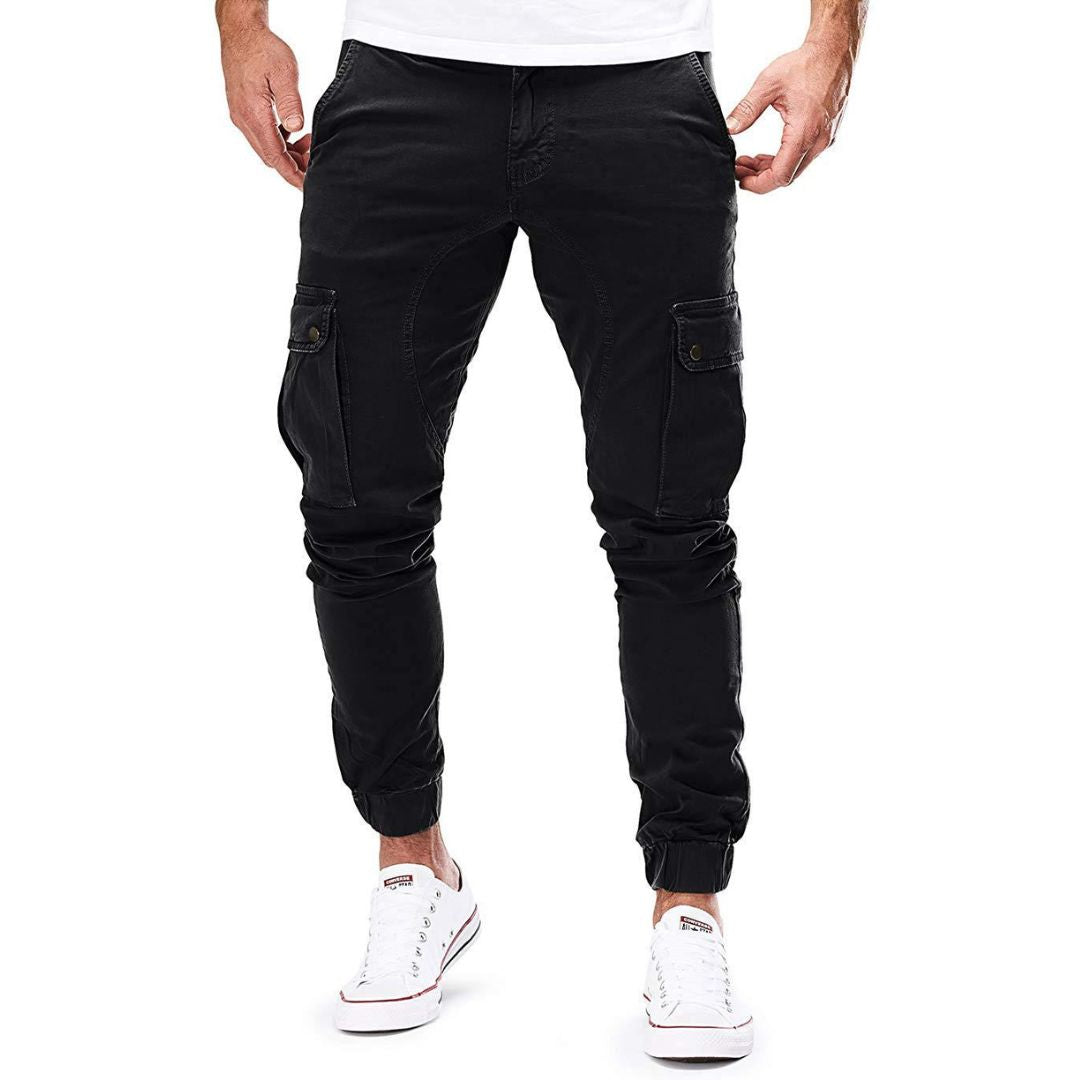 Pantalon Cargo Jogger Multi-Poches pour Homme | Pantalon Slim Fit Style Militaire
