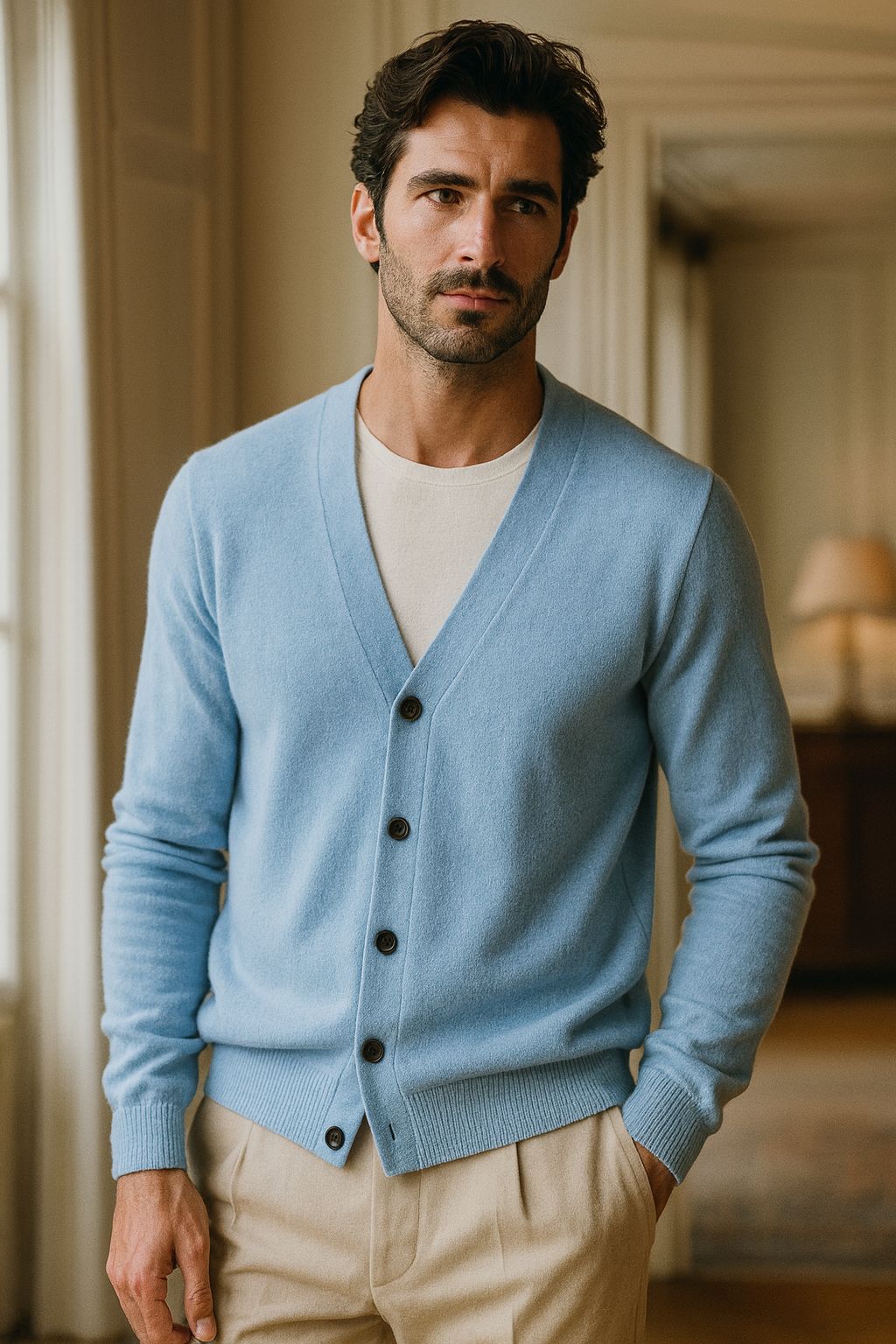 ByBellini | Cardigan en Laine pour Homme