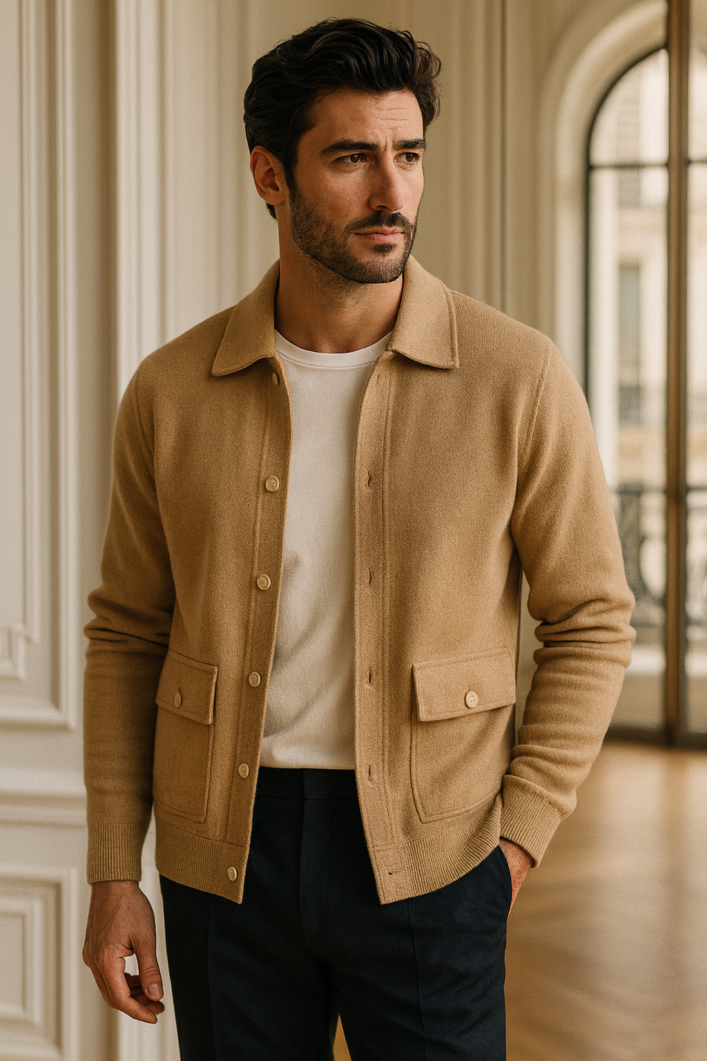 ByBellini | Cardigan en Laine pour Homme