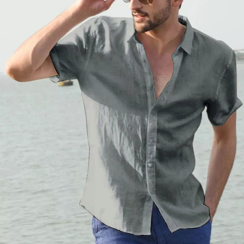 Bellini | Chemise Décontractée à Manches Courtes Pour Hommes