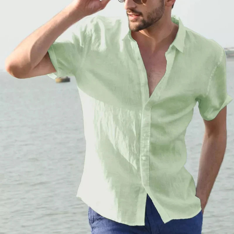 Bellini | Chemise Décontractée à Manches Courtes Pour Hommes