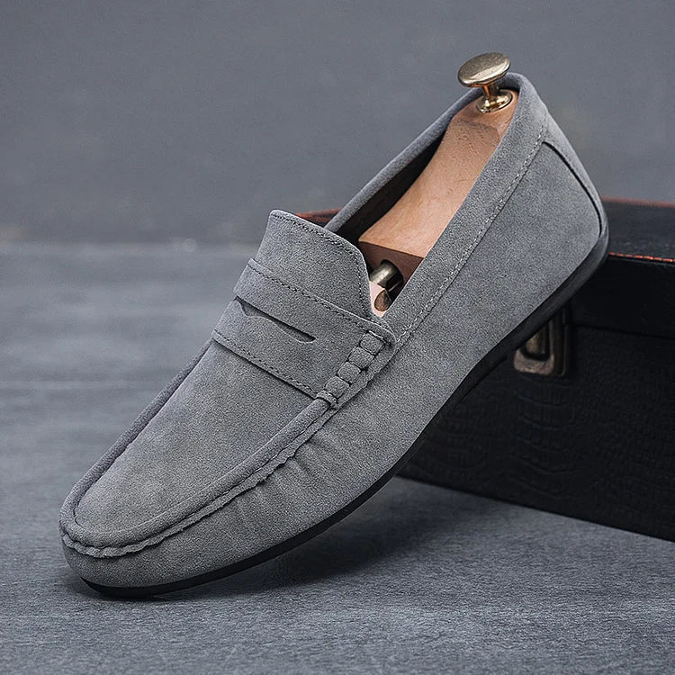 Mocassins Légers Confortables pour Homme | Chaussures à Enfiler en Daim