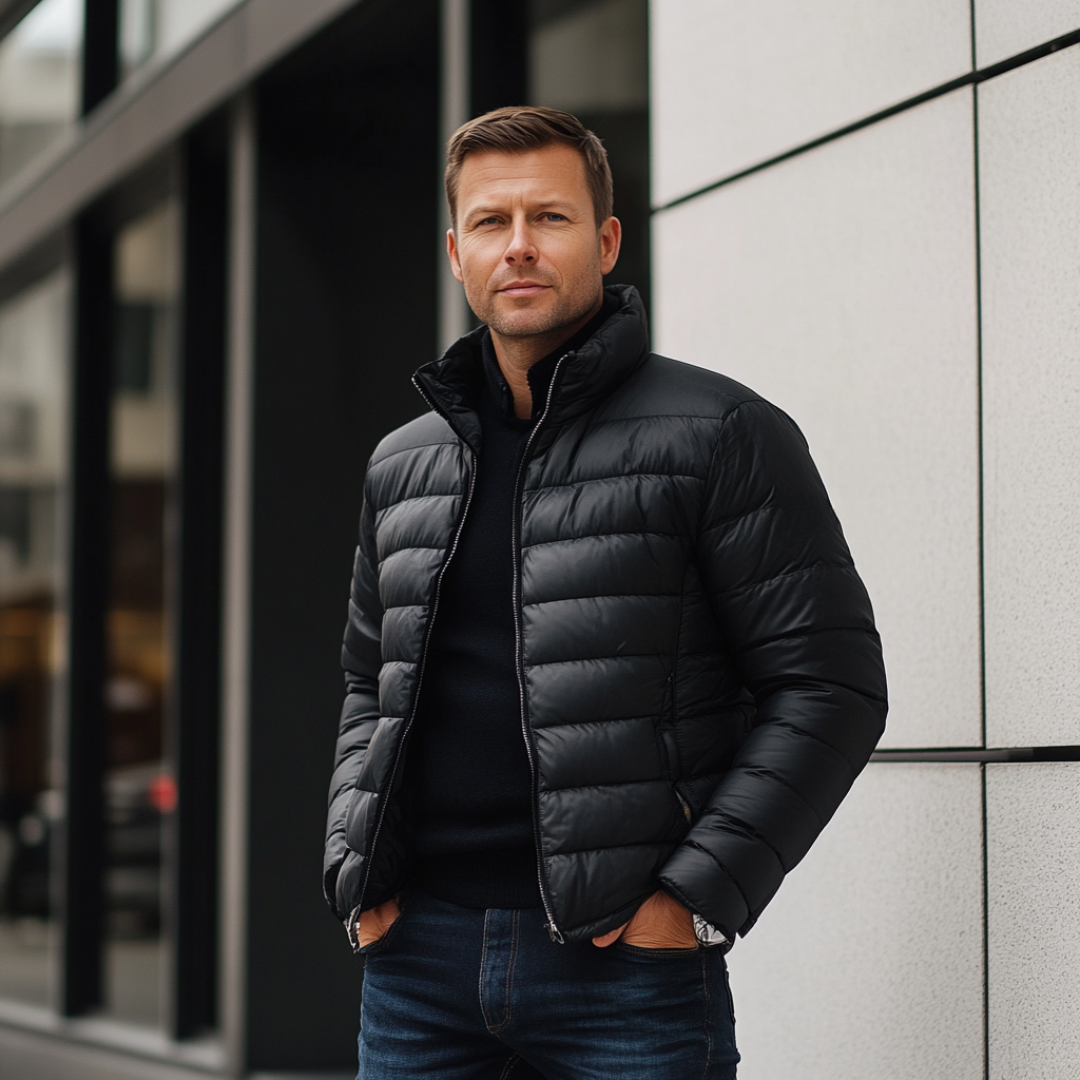 Veste Matelassée Légère pour Homme | Doudoune d’Hiver Extra Chaude