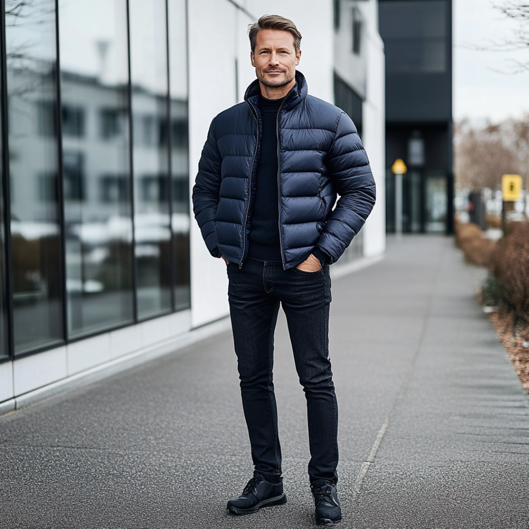 Veste Matelassée Légère pour Homme | Doudoune d’Hiver Extra Chaude