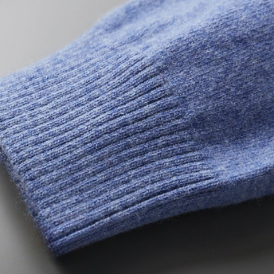 Pull Polo d’Hiver à Manches Longues pour Homme | Pull en Maille Confortable