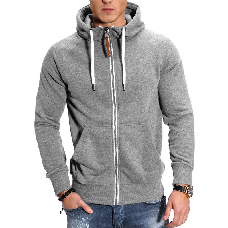 Sweat à Capuche Zippé Léger pour Homme | Sweat d’Hiver Doux et Chaleureux
