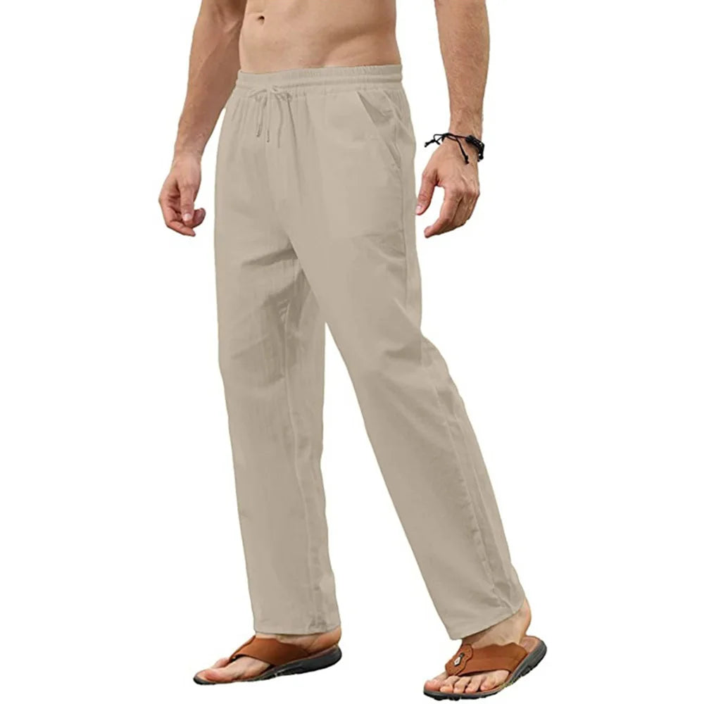 Bellini | Pantalon en Lin et Coton de Qualité Supérieure