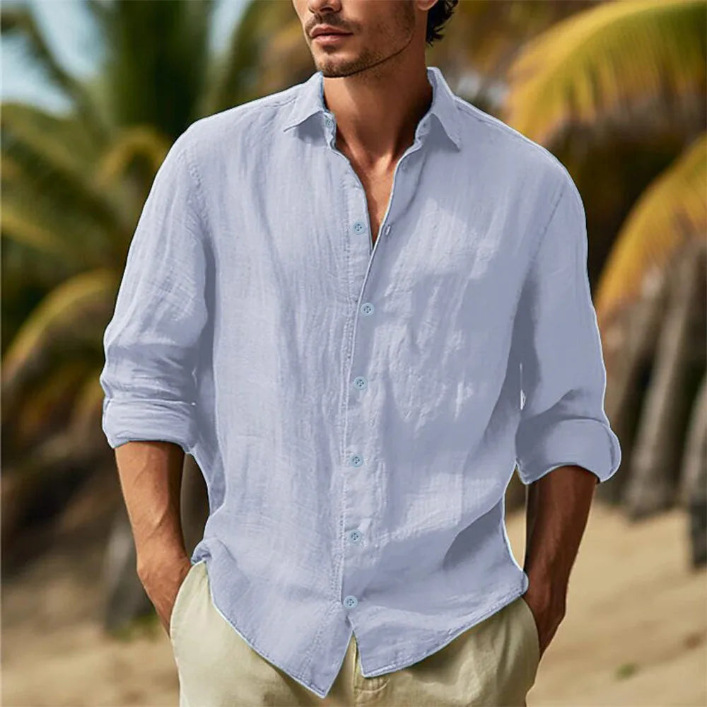 Bellini | Chemise en Coton et Lin Légère et Respirante