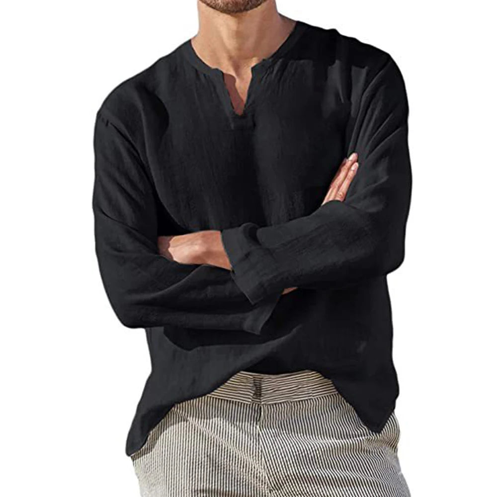 Bellini | Chemise en Coton et Lin Respirante Pour Homme
