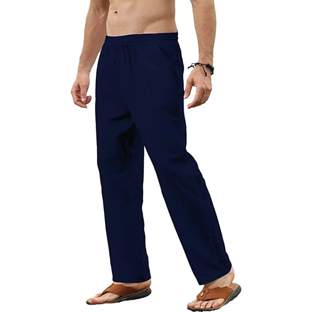 Bellini | Pantalon en Lin et Coton de Qualité Supérieure