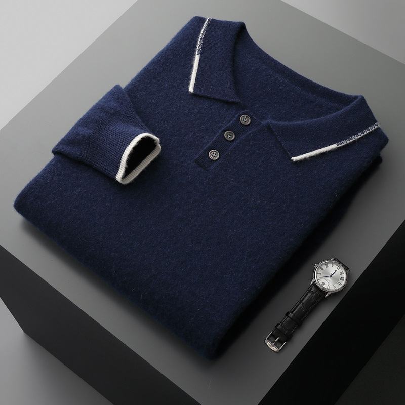 Bellini | Pull Polo en 100% Cachemire