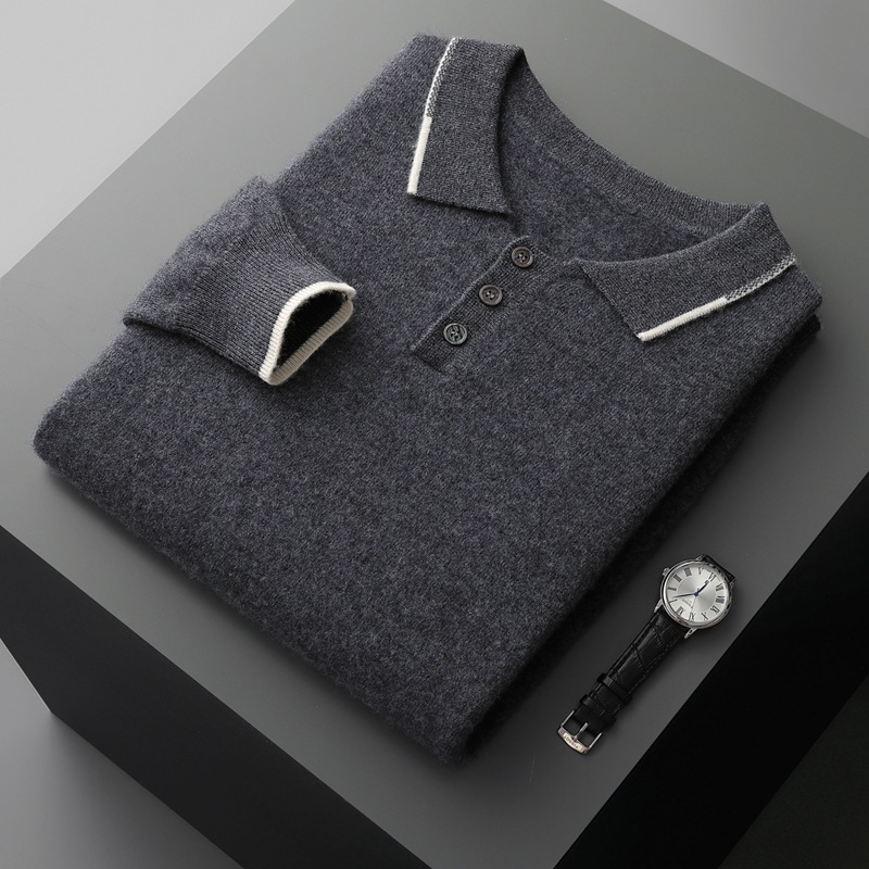 Bellini | Pull Polo en 100% Cachemire