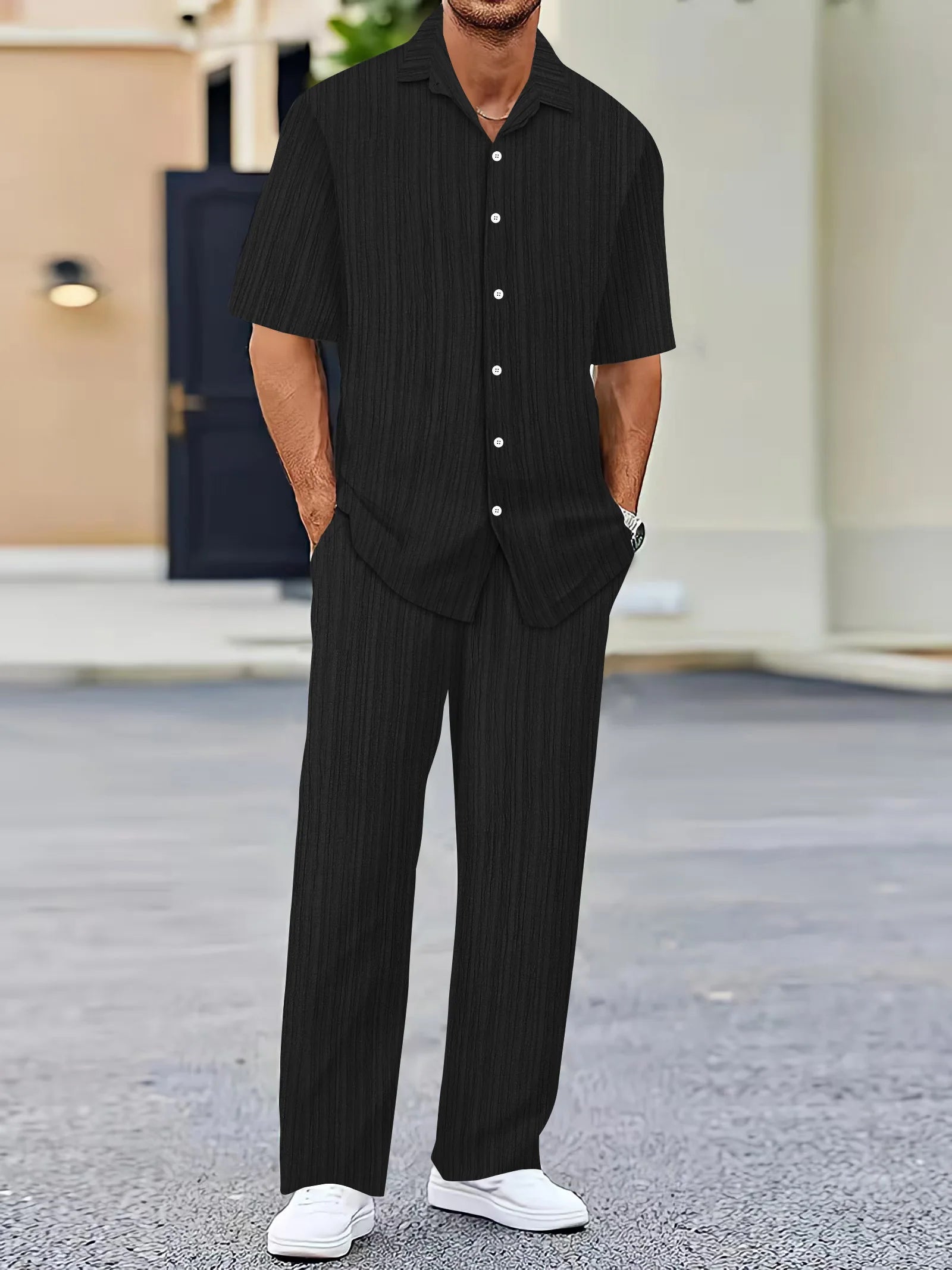 Bellini | Ensemble Chemise et Pantalon en Lin Léger