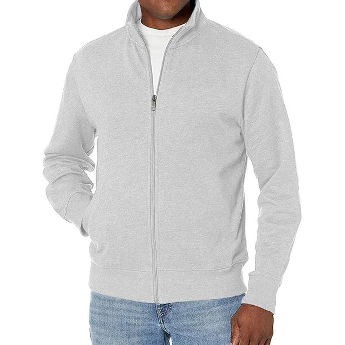 Veste d’Hiver Zippée Slim Fit pour Homme | Cardigan Léger à Col Montant