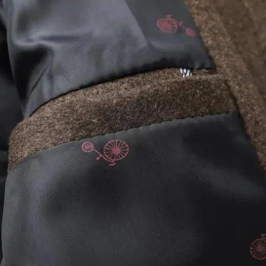 Trench Long d’Hiver à Boutons pour Homme | Manteau Épais Chaud et Élégant