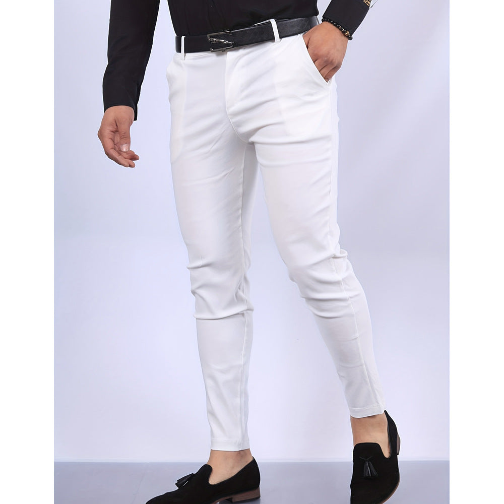 Pantalon Crayon Extensible Slim Fit pour Homme | Pantalon Chino Classique