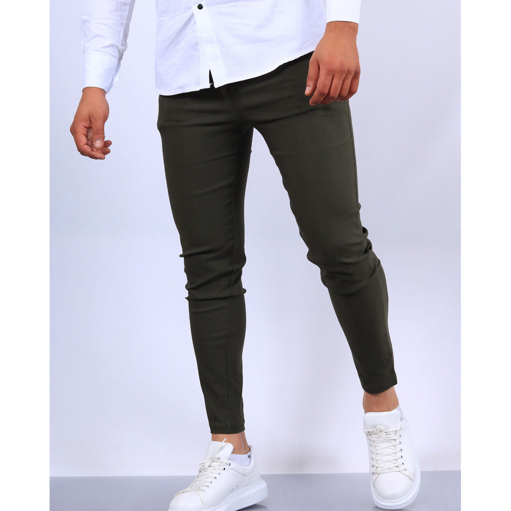 Pantalon Crayon Extensible Slim Fit pour Homme | Pantalon Chino Classique