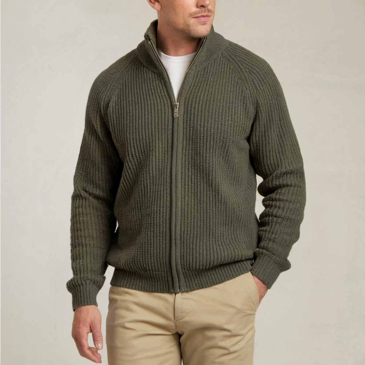 ByBellini | Cardigan zippé en cachemire