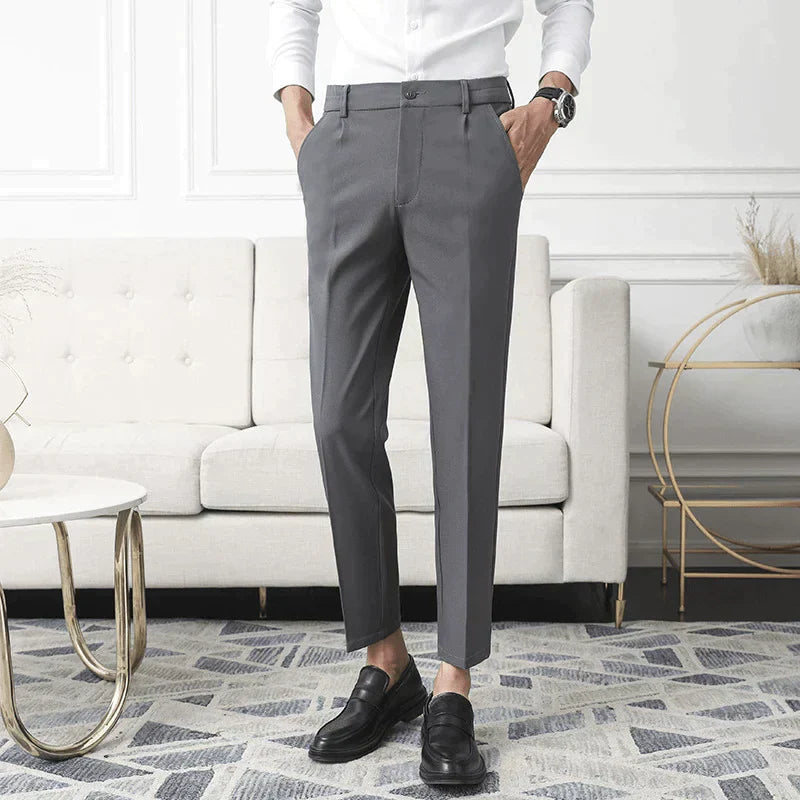 Pantalon Habillé Slim Fit pour Homme | Pantalon de Costume Extensible