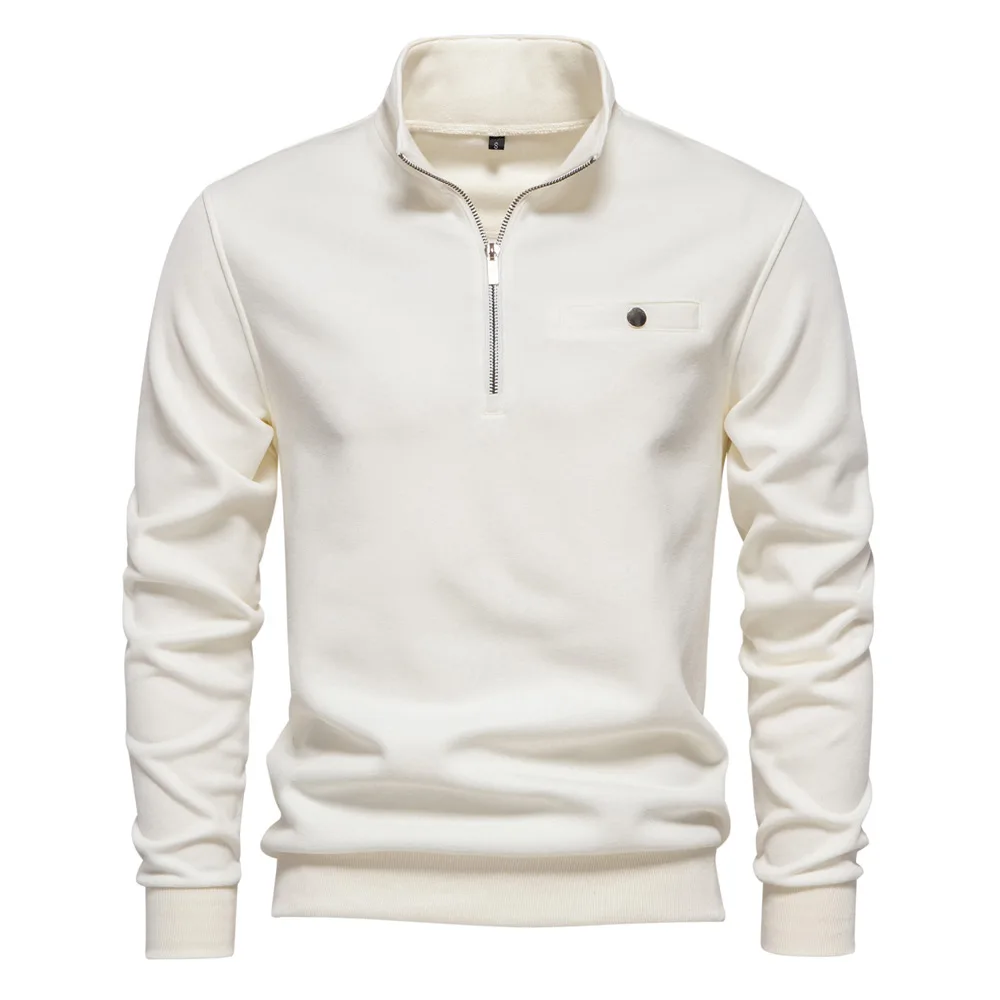 Bellini | Pull à demi-zip en coton premium