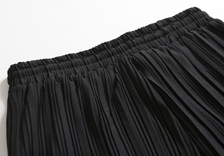 Pantalon Ample à Jambes Larges Plissé pour Homme | Pantalon Plissé Élégant